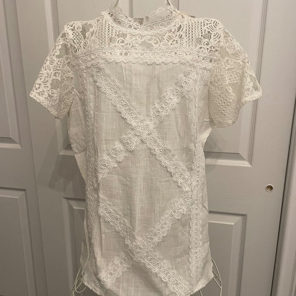 White Lace Blouse